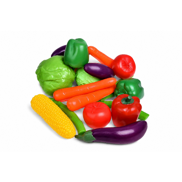 Net Bag Vegetable Plastic Play Set For Kids Age 3+
