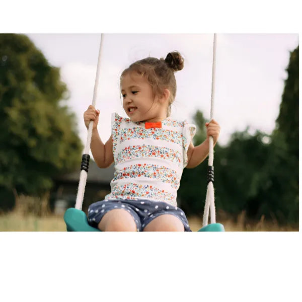 Plum Mangabey Wooden Swing Set alternate