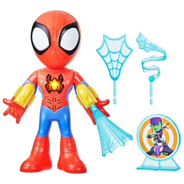 Spidey and His Amazing Friends Marvel Electronic Suit Up Spidey 10-Inch Action Figure with Lights and Sounds Toy for Kids alternate