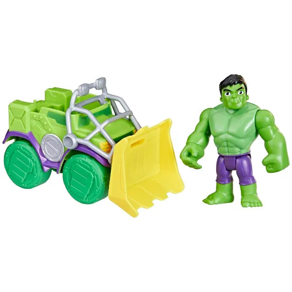 Spidey and His Amazing Friends Hulk Truck with Accessory, Preschool Marvel Super Hero Toy alternate