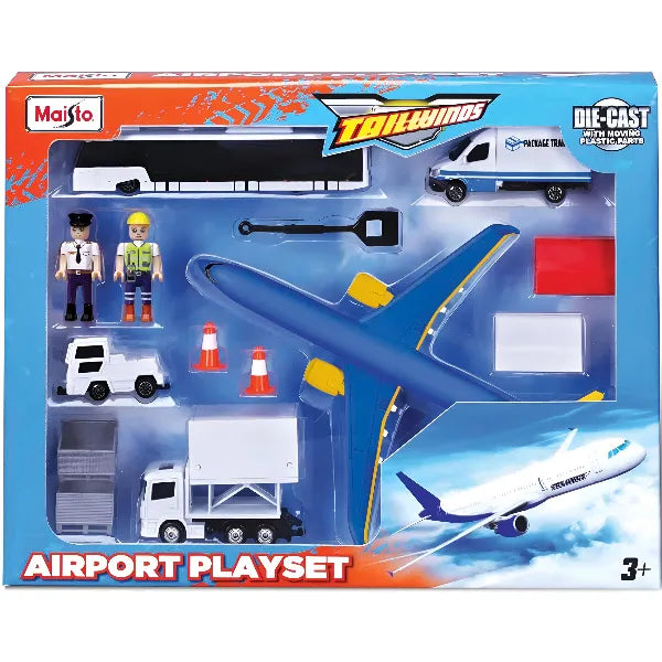 Maisto Fresh Metal Tailwinds Airport Playset for Kids