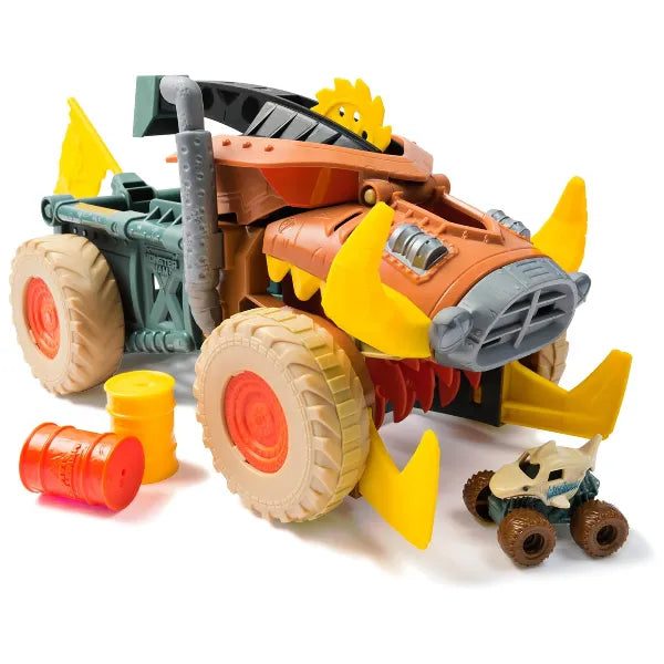 Monster Jam Mini Jams – Megalodon Mad Hog Chomper Playset