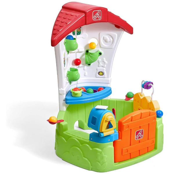 Step2 Toddler Corner Playhouse – بيت اللعب الزاوية للأطفال الصغار - مجموعة ألعاب داخلية وخارجية للأطفال