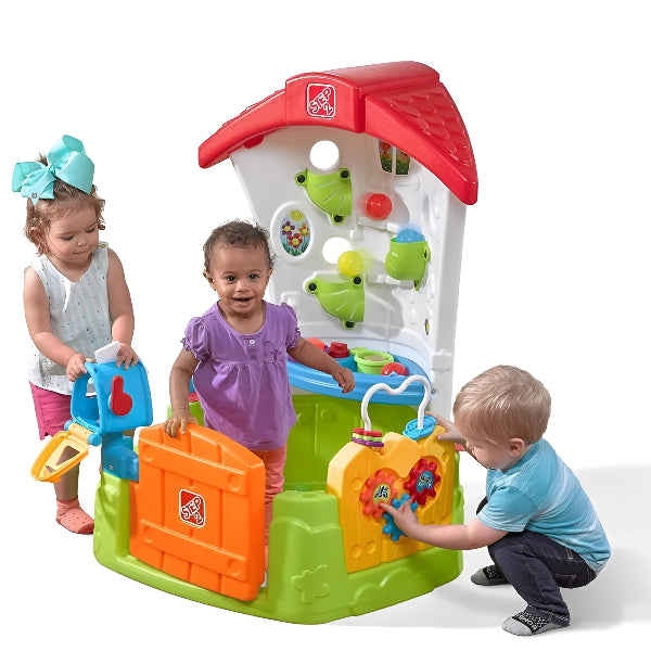 Step2 Toddler Corner Playhouse – بيت اللعب الزاوية للأطفال الصغار - مجموعة ألعاب داخلية وخارجية للأطفال alternate