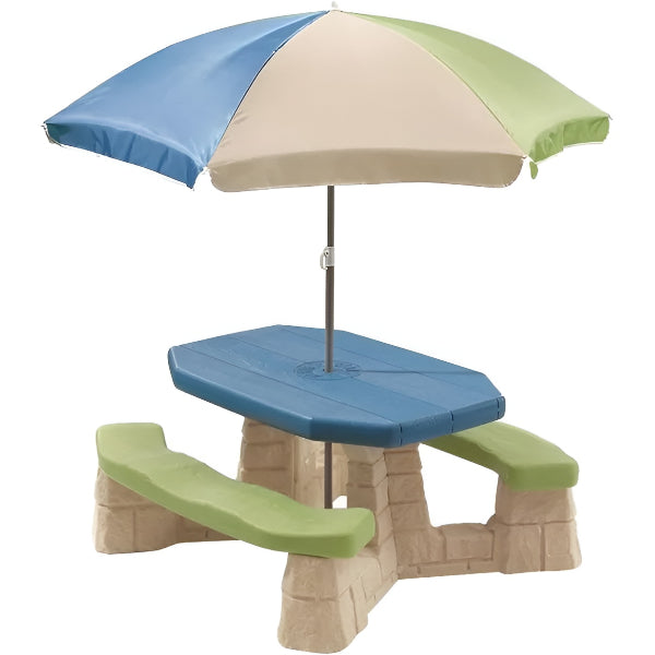 Step2 Naturally Playful Picnic Table With Umbrella