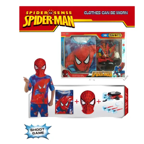Marvel Spider Man Shooting Game Play Set With Rolplay Costume