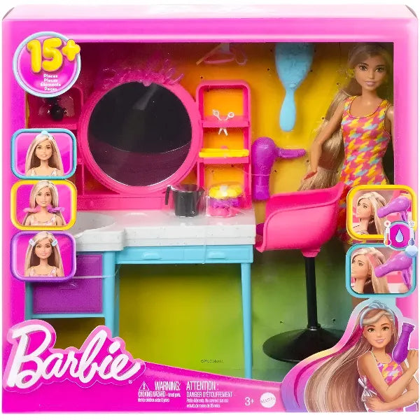 Barbie Totally Hair Salon Playset for Kids