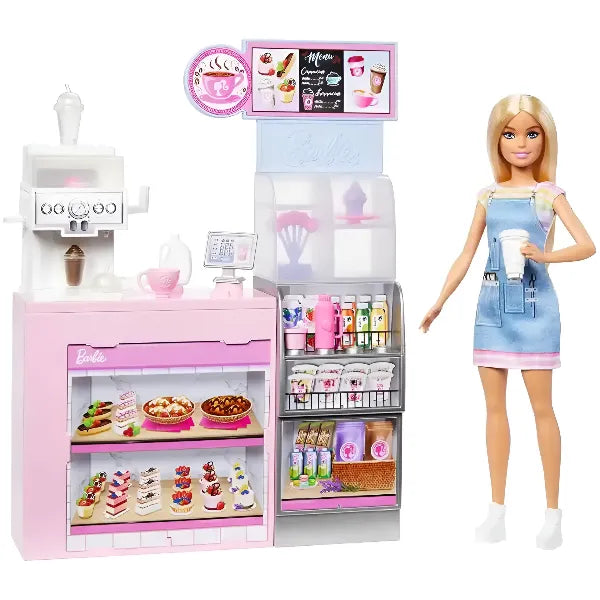 Barbie Coffee Shop Role-Play Set for Kids alternate