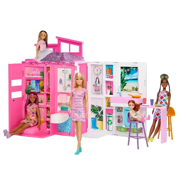 Barbie Getaway House Playset with Doll for Girls alternate
