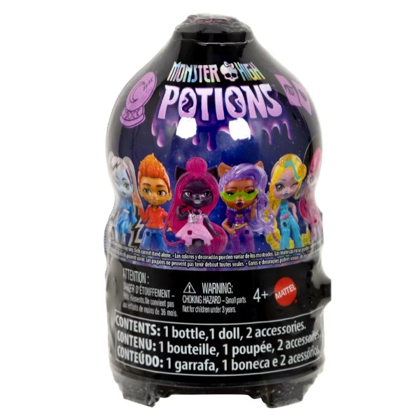 Monster High Potions Crystal Ball Surprise Mini Doll Assortment With Mystery Reveal, Collectible Charm & Fortune Card