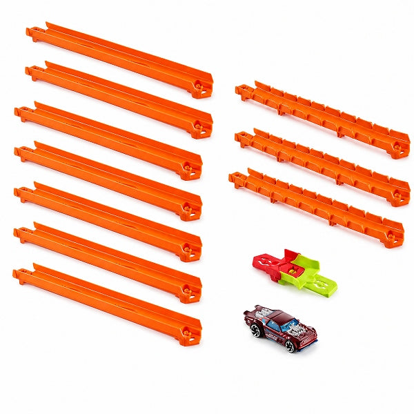 Hot Wheels Track Creator Starter Pack With 1:64 Scale Toy Car & 10 Ft Speed Snap Track alternate