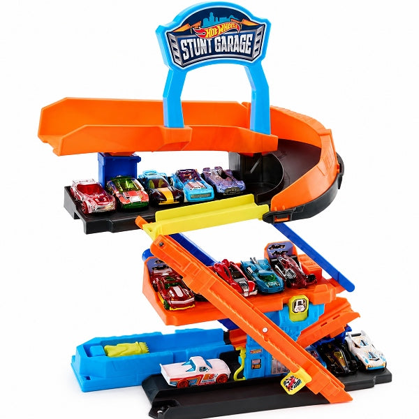 Hot Wheels City Transforming Stunt Garage Track Set With Die-Cast Toy Car alternate