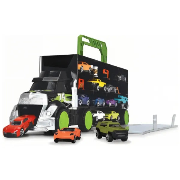 Dickie Toys Toys Truck Carry Case With 4 Die Cast Vehicles alternate