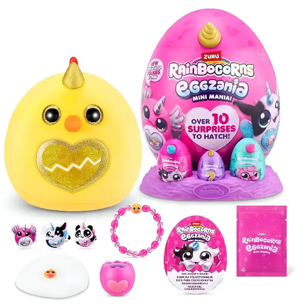 Rainbocorns Eggzania Mini Mania – Surprise Plush Toy with 10+ Surprises alternate