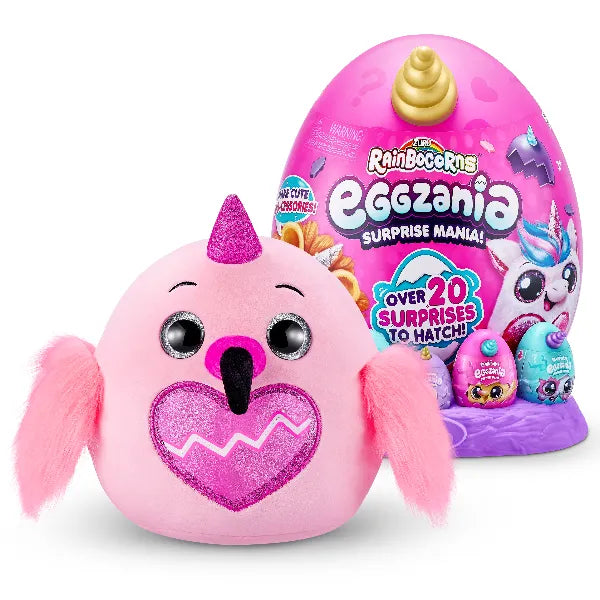 Rainbocorns Eggzania – 20+ Surprise Collectible Plush Toy alternate