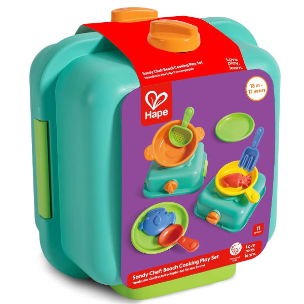 Hape Sandy Chef Beach Cooking Play Set alternate