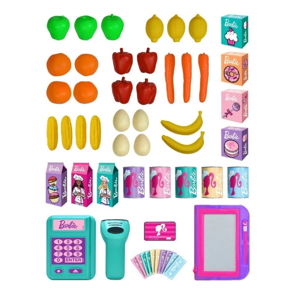 Barbie Supermarket Shopping Playset with Lights & Sounds alternate