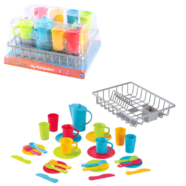 Playgo My Dish Drainer Set – 30Pcs Kitchen Playset