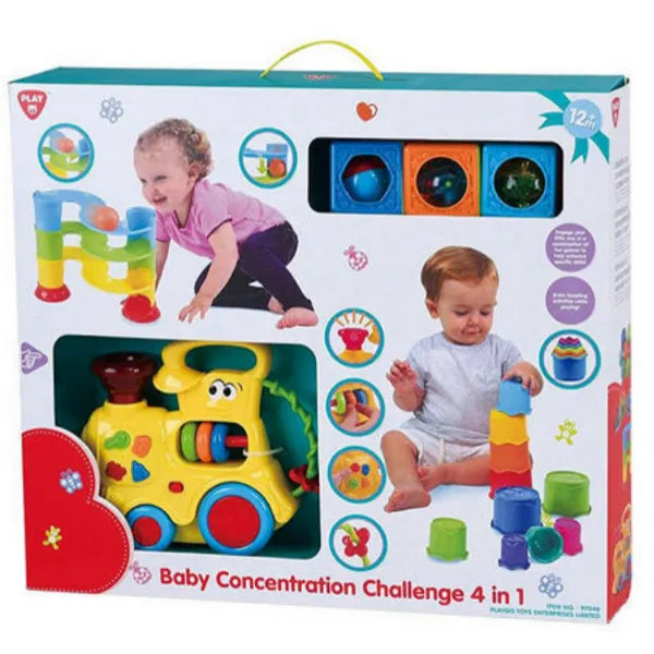 PlayGo 4 In 1 Baby Concentration Challenge Playset