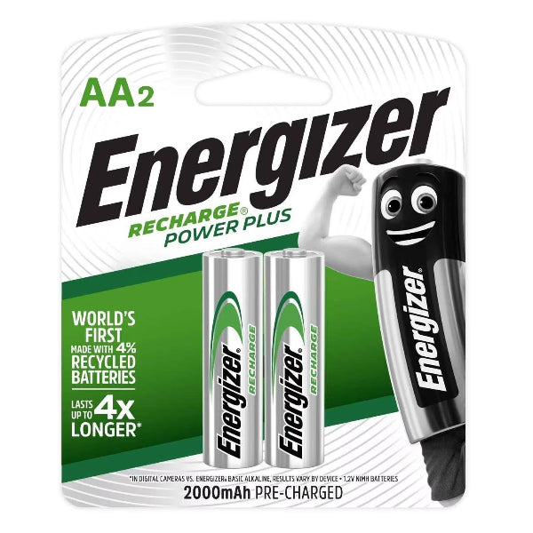 Energizer Nh15 Aa Rechargeable Batteries (2-Pack) – 1.2V Nimh