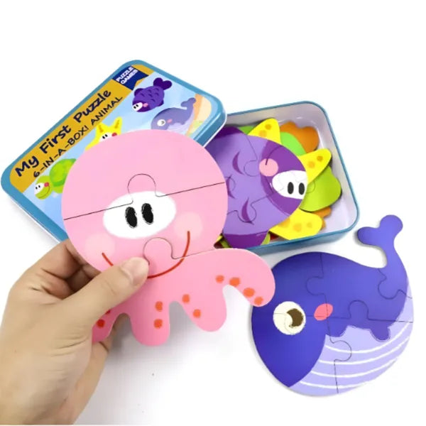 My First 6 In 1 Jigsaw Puzzle Animal alternate