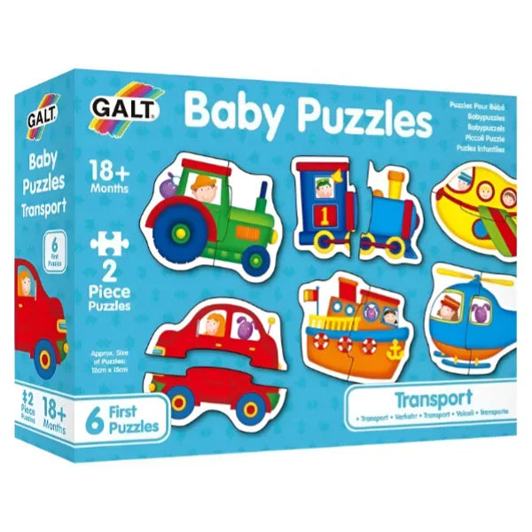 Galt  Baby Puzzles - Transport, Jigsaw Puzzles for Kids