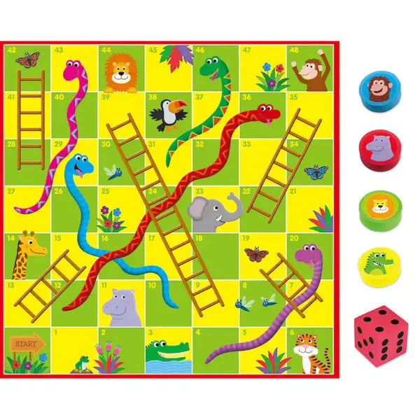 Galt Giant Snakes & Ladders – Floor Puzzle Game for Kids alternate