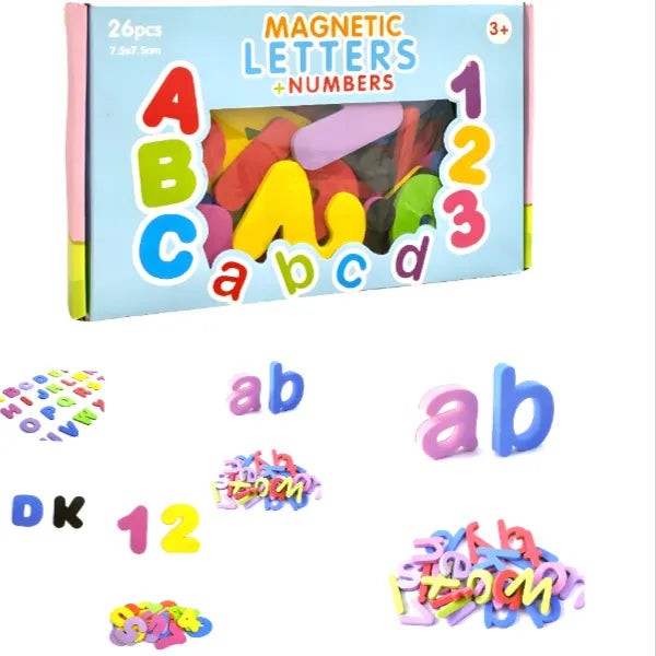 EVA Magnetic English letters and numbers 26 pieces MAGNETIC