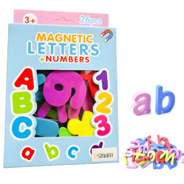 EVA Magnetic English letters and numbers 26 pieces MAGNETIC - SMALL