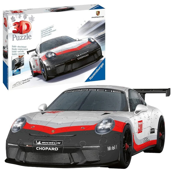 Ravensburger Porsche 911 Gt3 Cup – 108 Piece 3D Jigsaw Puzzle Game