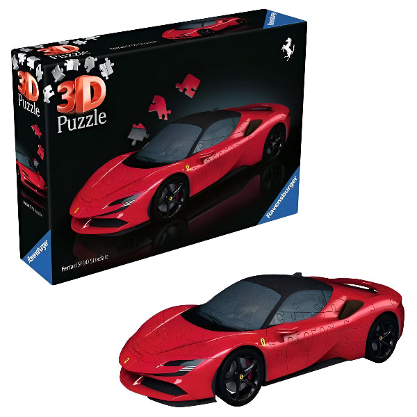 Ravensburger Ferrari Sf90 Stradale – 108 Piece 3D Jigsaw Puzzle Game