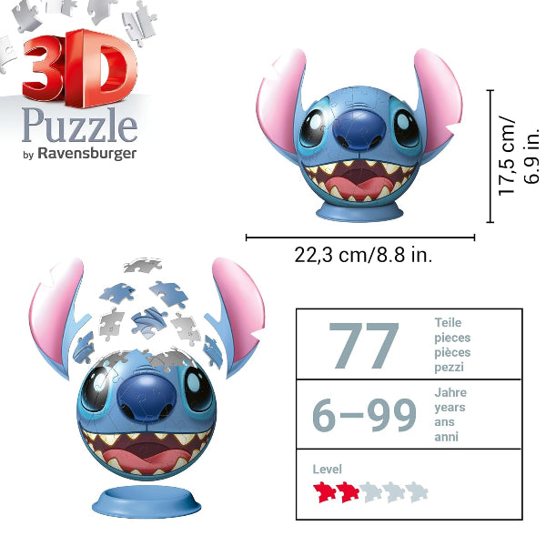 Ravensburger Disney Stitch 3D Jigsaw Puzzle Game – 72 Piece alternate