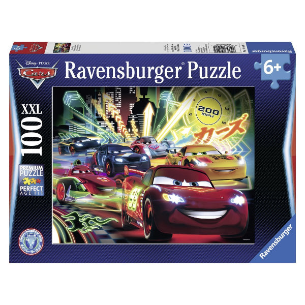 Ravensburger Disney Cars Neon Jigsaw Puzzle Game – 100 Piece Xxl