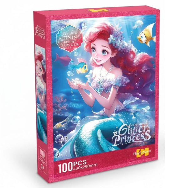 Mermaid Glitter Princess Jigsaw Puzzle – 100 Pieces