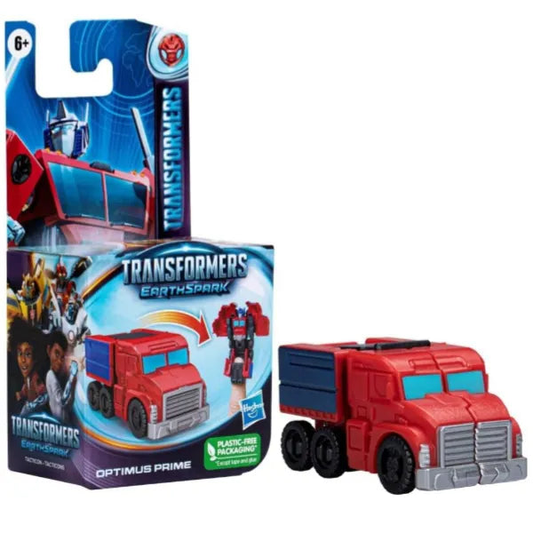 Transformers EarthSpark Tacticon Optimus Prime Figure 6 cm Robot Collectible Toy alternate
