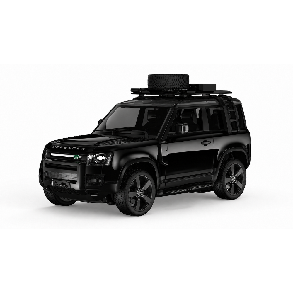 Rw Range Rover Defender Rc Car 1:12 Scale Black 2.4Ghz Remote Control Car 29812