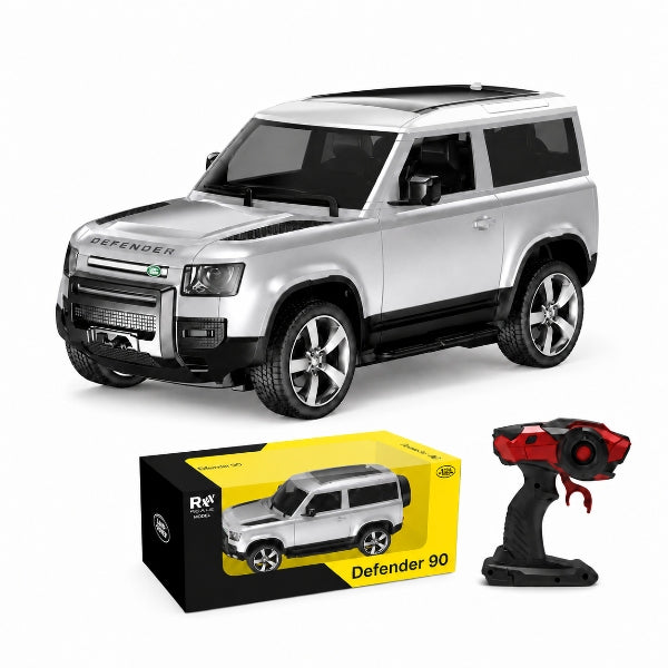 Land Rover Defender 1:16 Scale Remote Control Car- Silver
