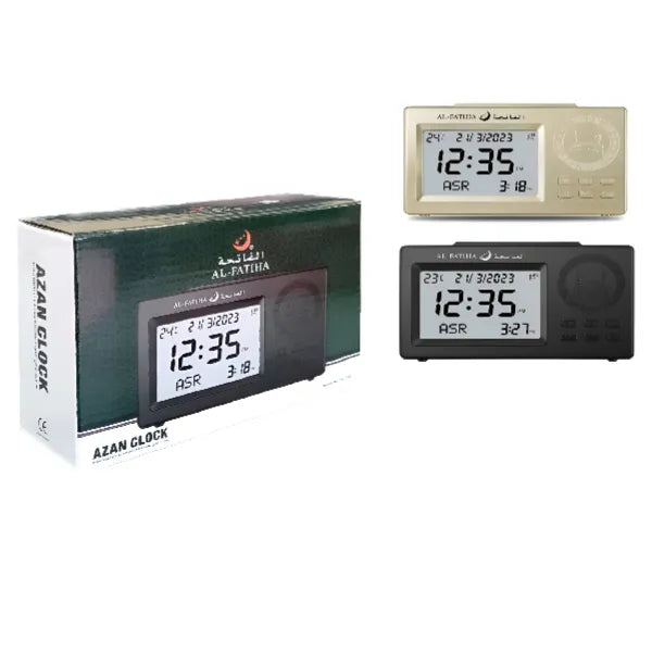 Digital Azan Prayer Clock - Small  Asst. 1 Pieces Set