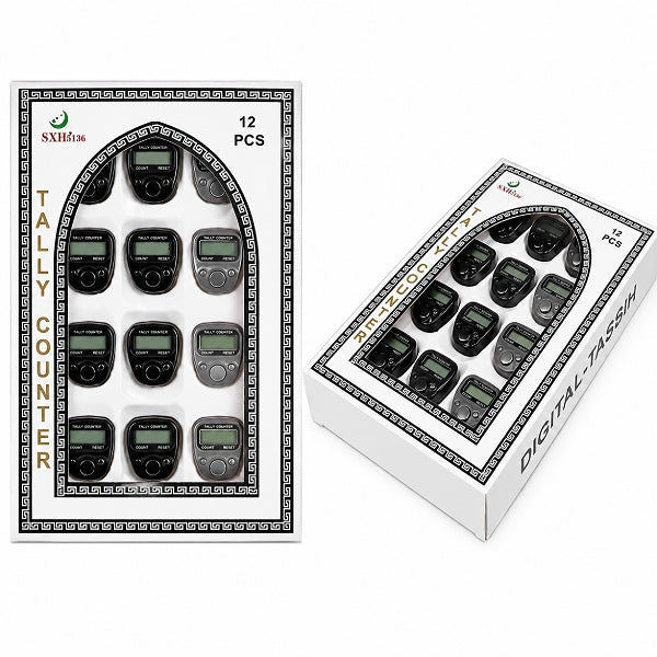 New Digital LED Finger Tally Tasbih Counter Ring -Pack Of 12 Pieces