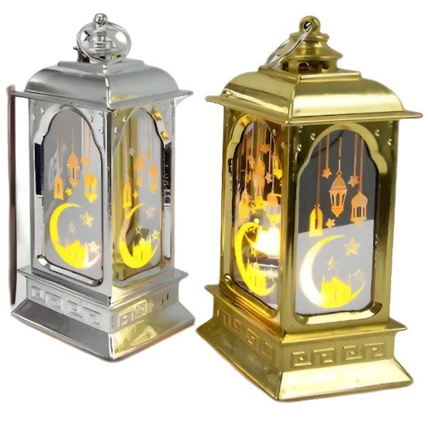 Ramadan Kareem Decorative Led Lantern-12 Cm-1 Pieces Set