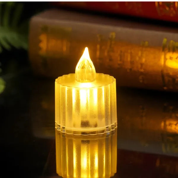 Ramadan Kareem Decorative Battery Operated Flameless Led Candle Light-1 Pieces Set