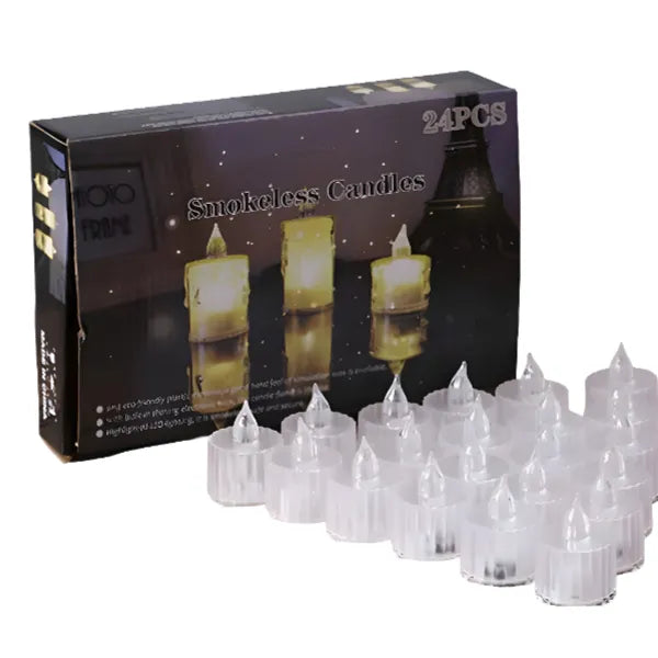 Ramadan Kareem Decorative Battery Operated Flameless Led Candle Light-1 Pieces Set alternate