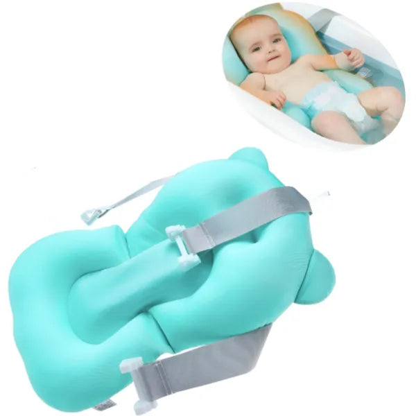 Moon Anti-Slip Baby Adjustable Bathtub - Blue
