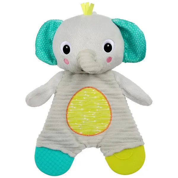 Bright Starts Snuggle Teethe Plush Peg Toy -Elephant