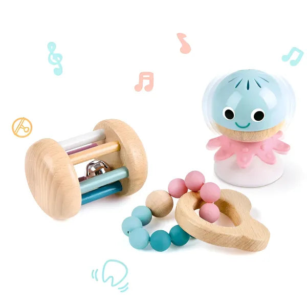 Hape Baby-to-Toddler Sensory Gift Set (RLFS31)