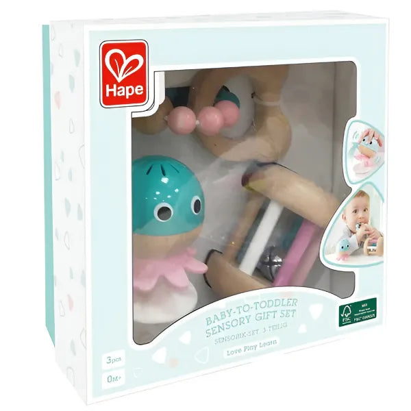 Hape Baby-to-Toddler Sensory Gift Set (RLFS31) alternate