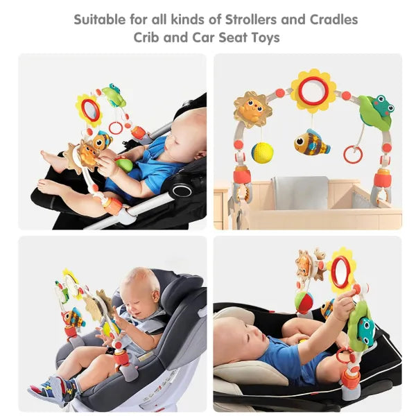 Hola Portable Activity Arch for Stroller Car Seat and Crib Toys For Babies (RLLT25)
