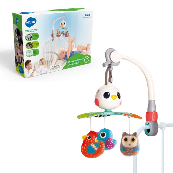 Hola Musical Cot Mobile with Bird Toys For Babies (RLLT26)