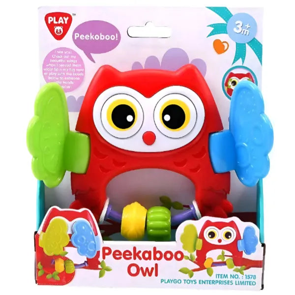 Playgo Peekaboo Owl Rattle Toys For Babies alternate