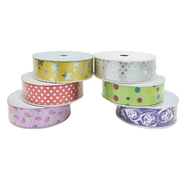 Gift Ribbon 3m Assorted - 1 Piece Set - RNQL03